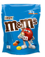 M&M’S® Crispy 187g Portionsbeutel.png