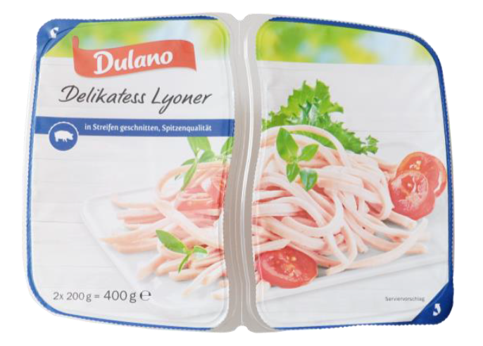 Germany – Dulano Delikatess Lyoner, cut into strips 2 x 200 g – Listeria  monocytogenes | FoodWorld